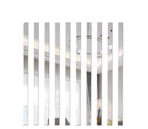 Wholesale custom acrylic wall DIY line border mirror stickers