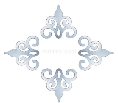 Wholesale custom plexiglass wall 3D art mirror stickers