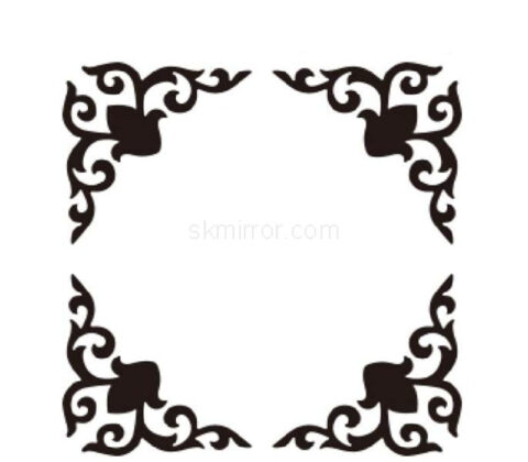 Wholesale custom plexiglass wall art mirror stickers