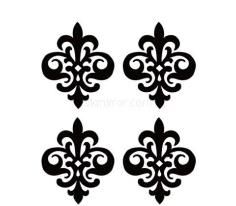 Wholesale custom acrylic DIY mirror stickers