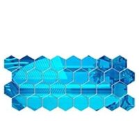 Wholesale custom plexiglass DIY hexagon mirror wall stickers