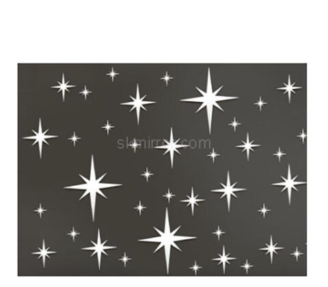 Wholesale custom acrylic wall DIY star decorative mirror stickers