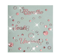 Custom acrylic wall 3D circle bubbles mirror stickers