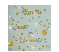 Custom acrylic wall decor circle bubbles mirror stickers