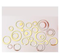 Custom acrylic wall 3D round circle mirror stickers