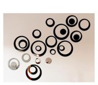 Custom acrylic wall DIY round circle mirror stickers