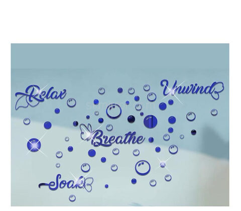 Custom acrylic wall decor mirror stickers