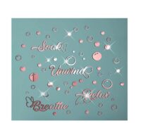 Custom acrylic wall decals DIY mirror stickers