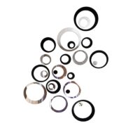 Custom acrylic wall DIY circles decor mirror stickers