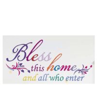 Custom acrylic wall decals love faith hope family mirror stickers