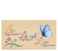 Custom acrylic wall decals inspirational mirror stickers