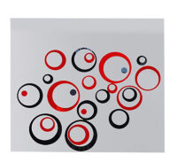 Custom acrylic home wall decor circles mirror stickers