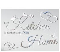 Custom acrylic wall Kitchen Home mirror stickers