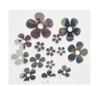 Custom acrylic DIY wall little flowers mirror stickers