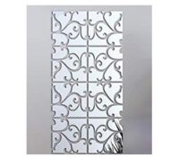 Custom acrylic DIY wall pattern mural mirror stickers