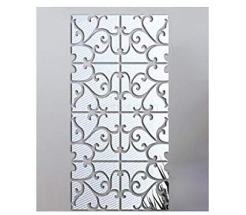 Custom acrylic DIY wall pattern mural mirror stickers