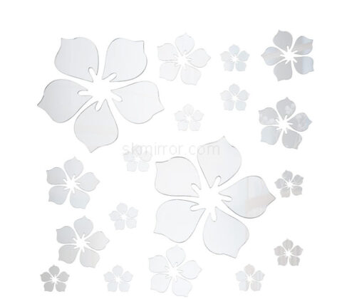 Custom acrylic personal spaces wall mirror stickers