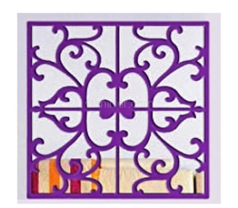 Custom acrylic modern wall decorative mirror stickers