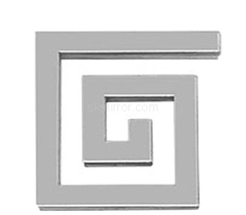 Custom acrylic wall home décor geometric mirror stickers